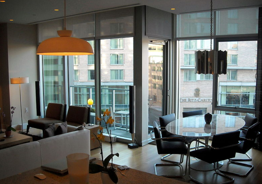 inside a beautiful condo